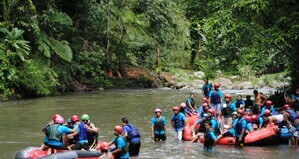 Ayung Rafting Fun Games - Outbound Package - Bali Fun Activities